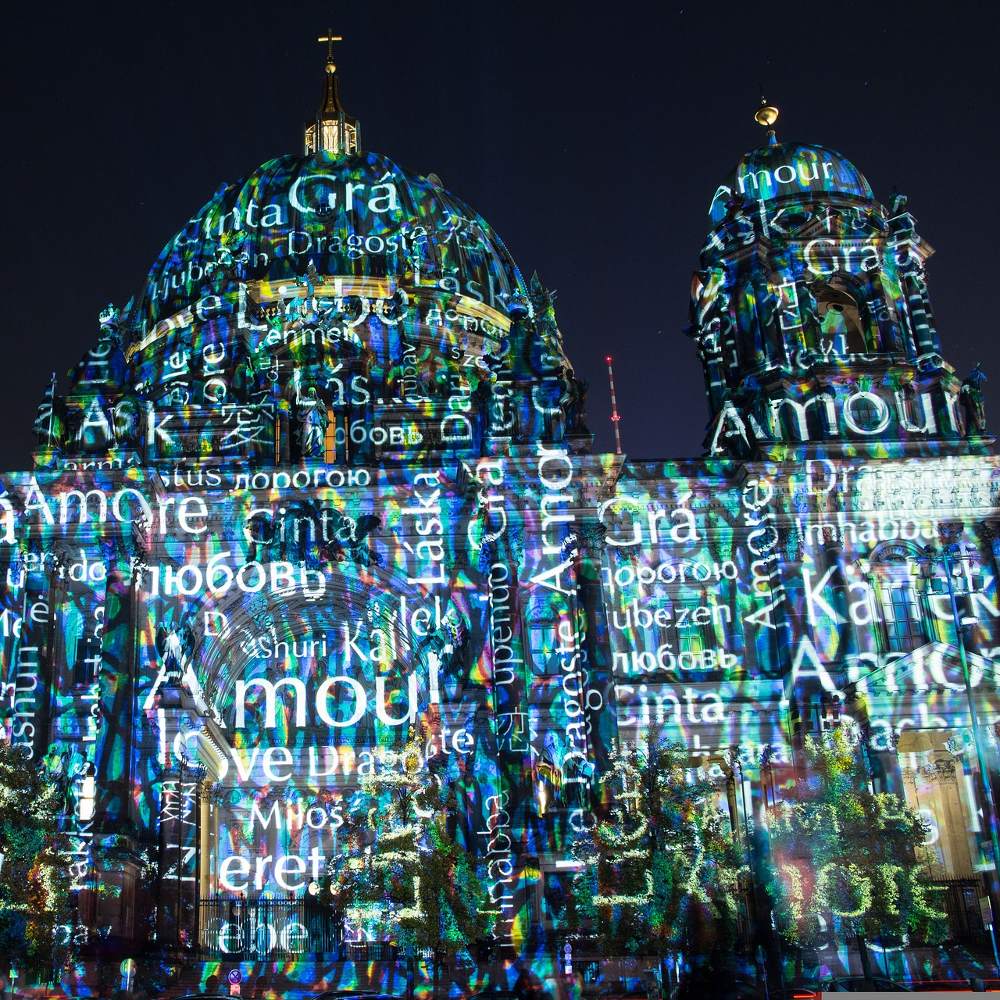 Festival of lights Cathedral, Berlin