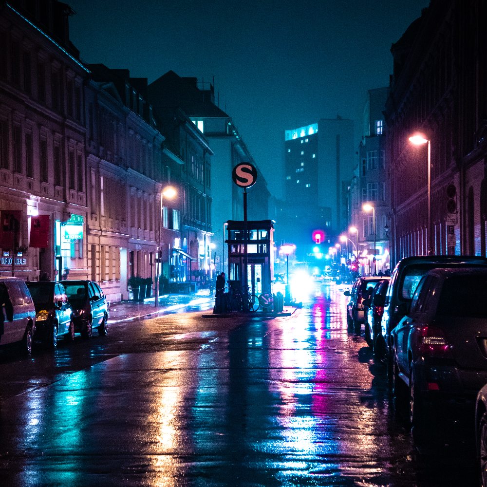Click on a rainy night in Berlin